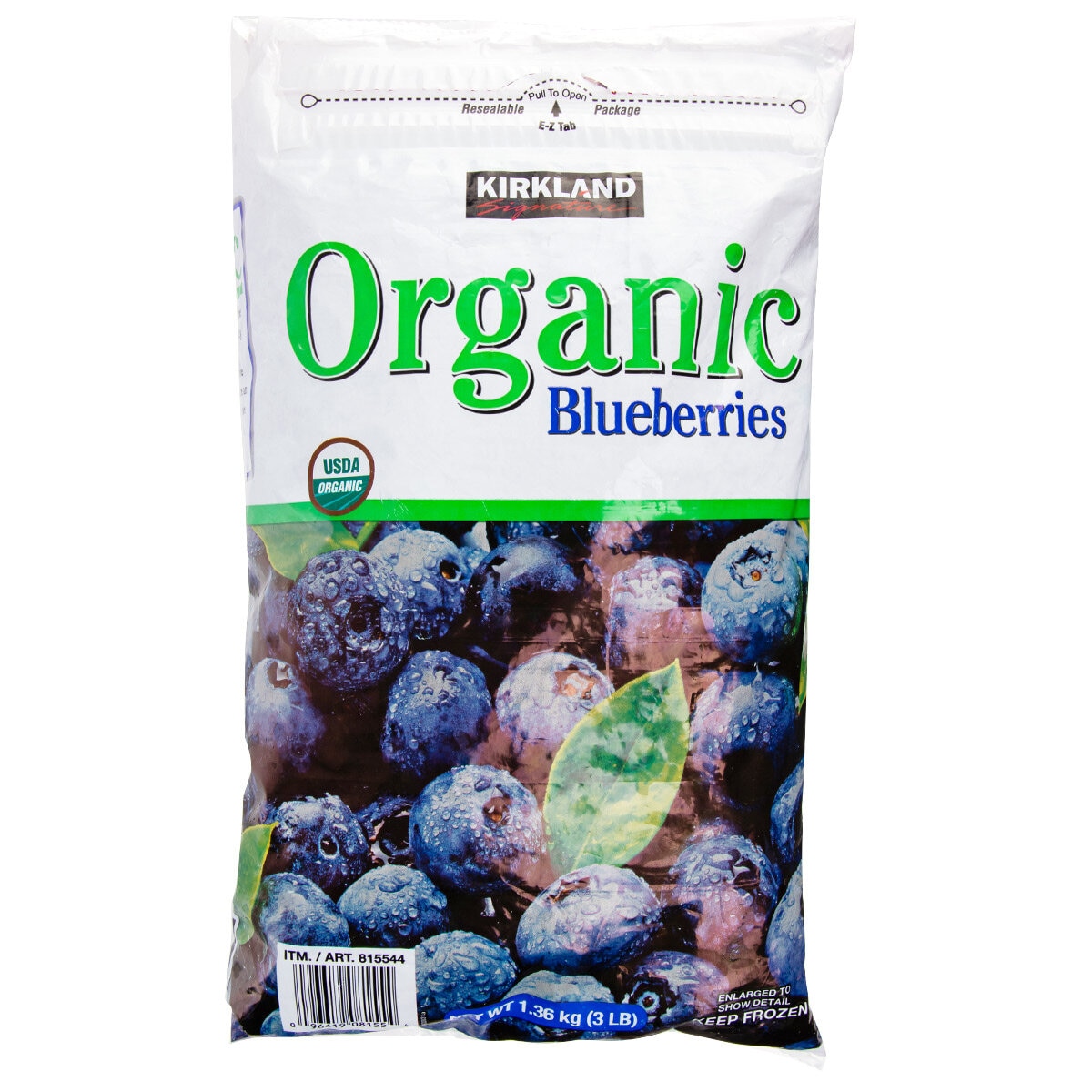 Kirkland Signature Organic Blueberries 1.36kg