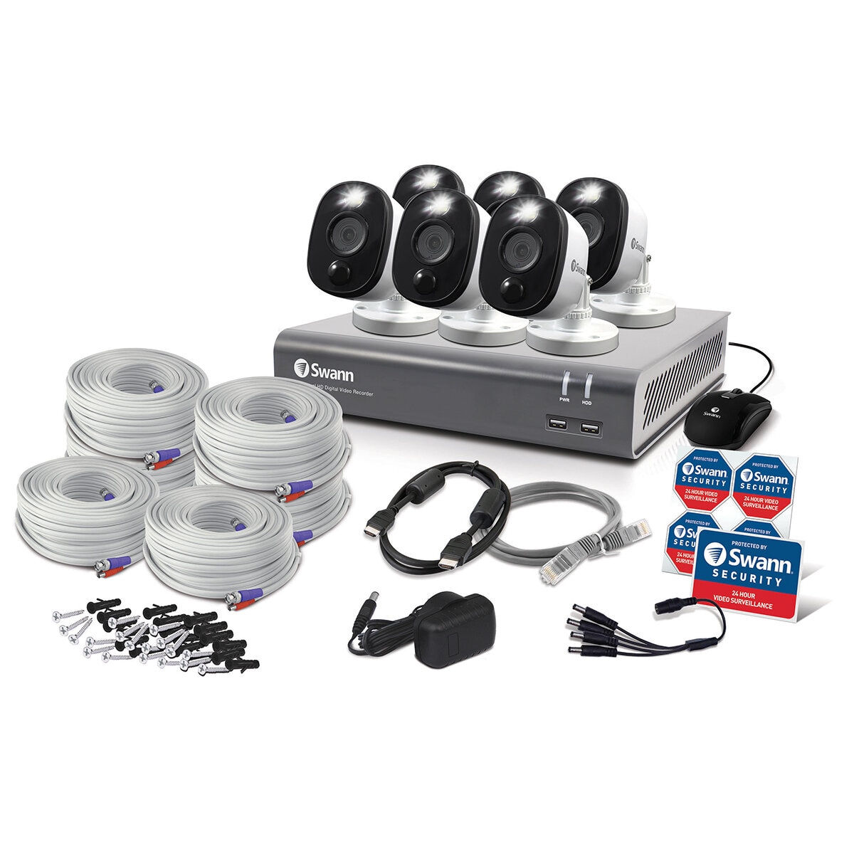 Swann 6 Camera 1080p DVR System