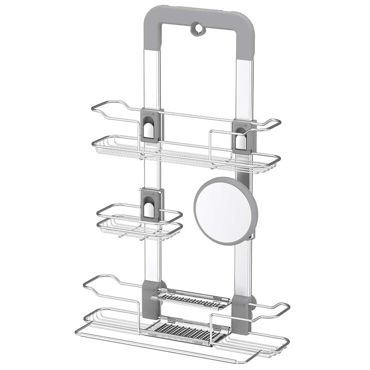 Artika Trent Hanging Shower Caddy Light Grey