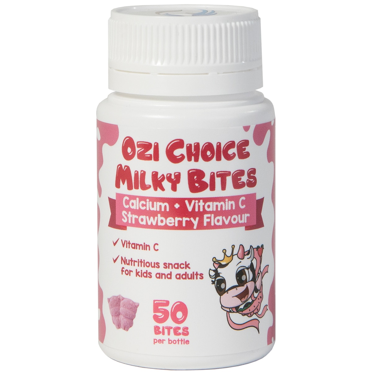 Ozi Choice Milky Bites - Strawberry