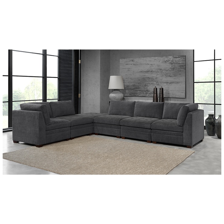 Thomasville Modular Fabric Sectional 6pc | Costco Australia