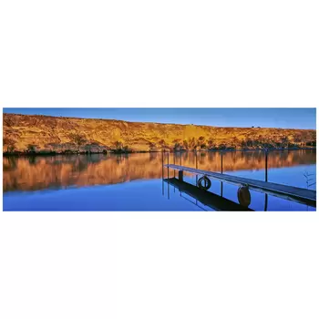 Ken Duncan Flood's Jetty Swan Reach SA Framed Print 77.3 x 161cm