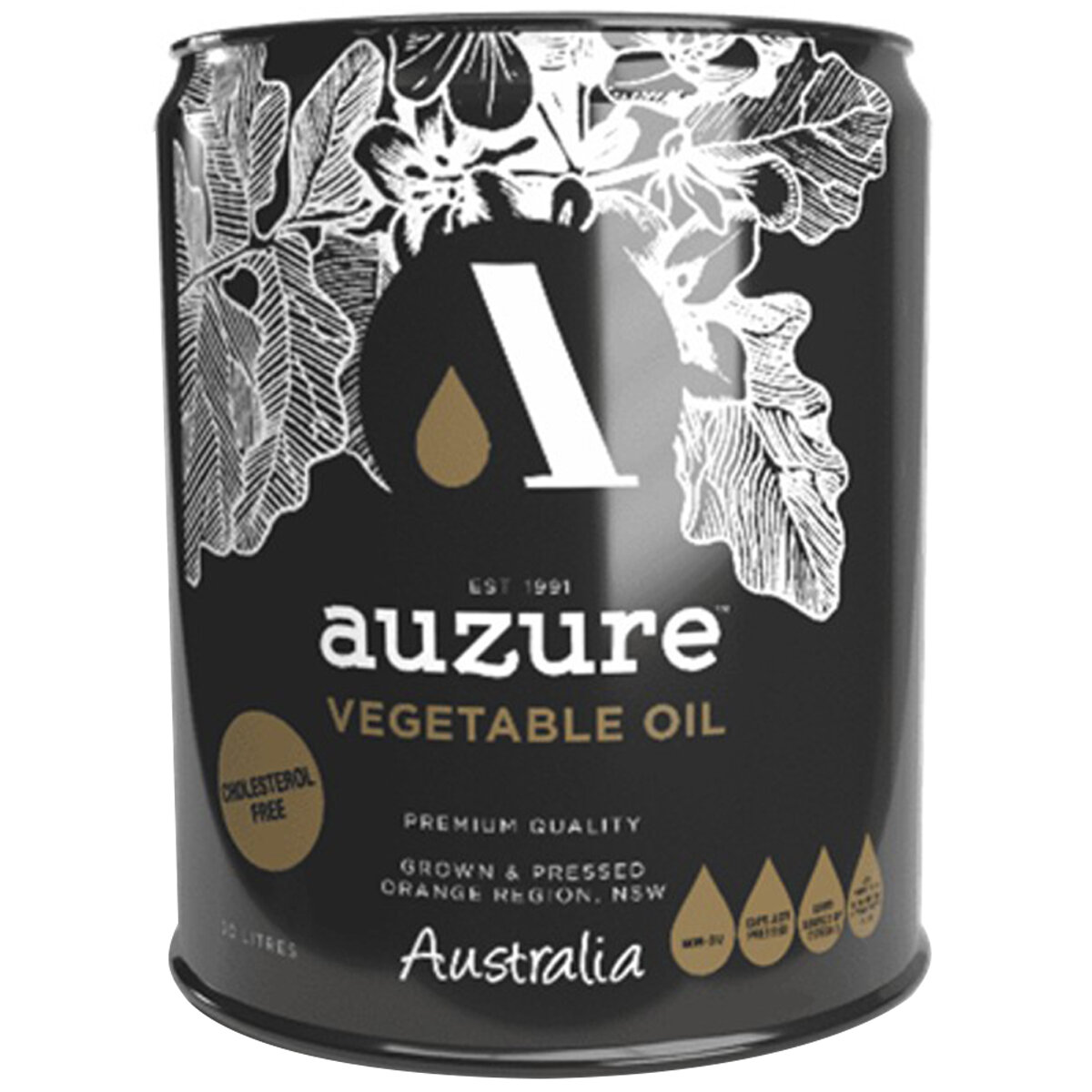 Auzure Vegetable Oil 20L