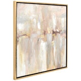 Cafe Lighting and Living Mystery Island Canvas Painting, Grey Taupe/