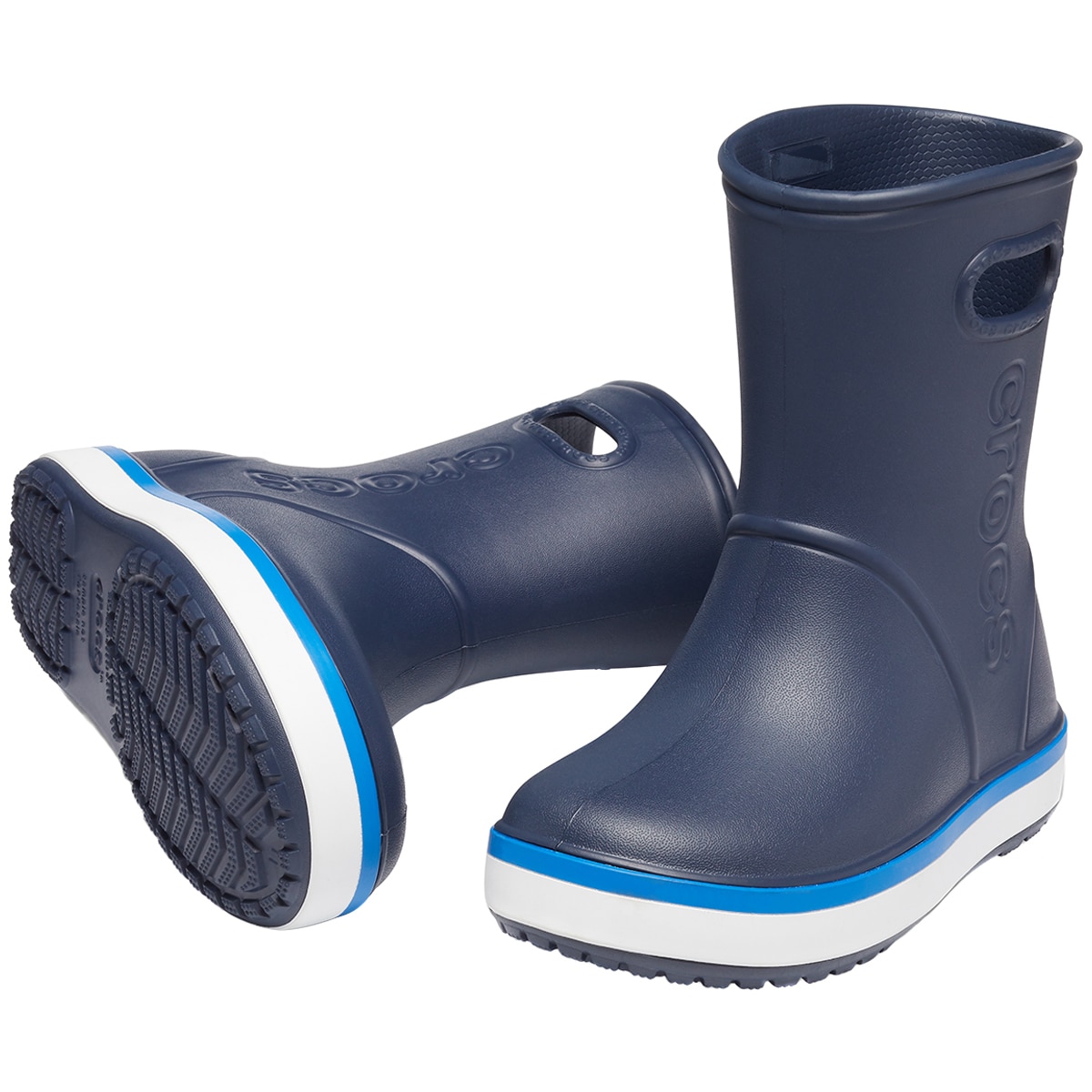 Crocs Kids Rain Boot - Navy/Cobalt