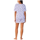 Mickey & Minnie Women's Pyjama Set 2 Piece - Purple