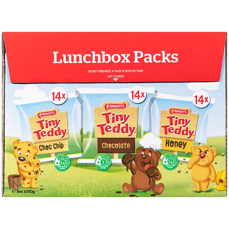 Arnott's Tiny Teddy Variety Pack 1050g Arnott's Tiny Teddy Variety Pack 1050g