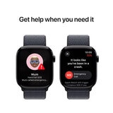 Apple Watch Series 10 GPS 46mm Jet Black Aluminium Case with Ink Sport Loop