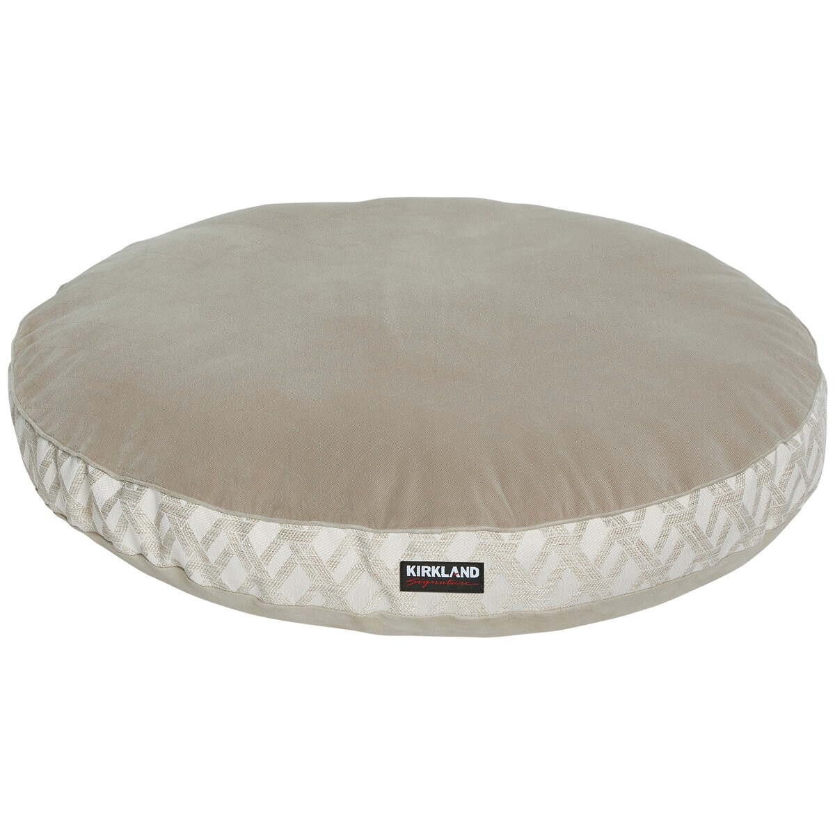 Kirkland Signature Round Pet Bed 106.7 cm Tan Costco A...