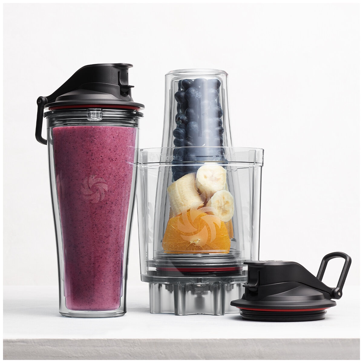 Vitamix Explorian E320 Personal Travel Cups & Adapter Set V072493