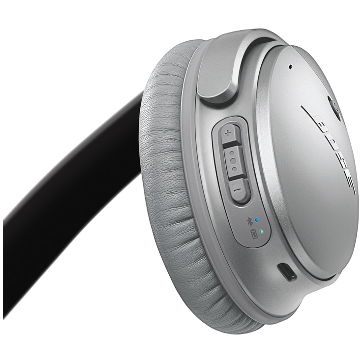 Bose QC35 Series 1 Noise Cancelling Wireless Headphones Silver 759944