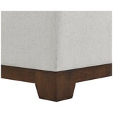Thomasville 3 Piece Fabric Sectional With Chaise and Storage Ottoman