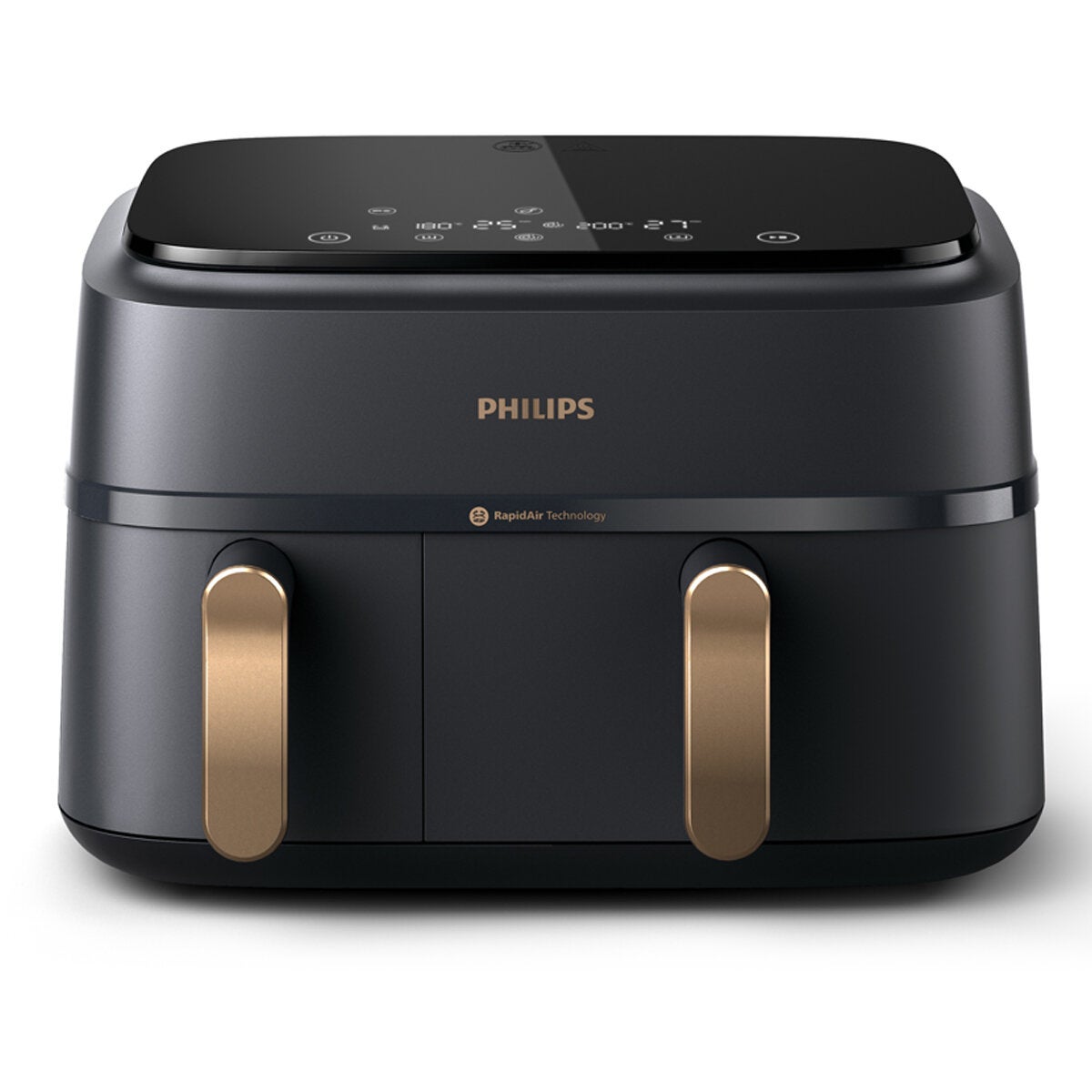 Philips 3000 Series 9L Dual Basket Air Fryer XXL Black NA352/00