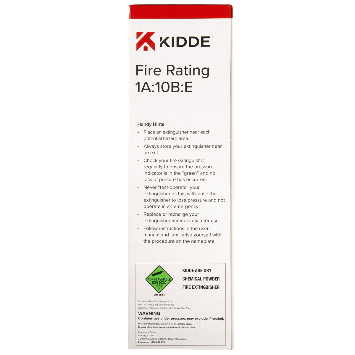Kidde Twin Pack 1kg Extinguisher Kidde Twin Pack 1kg Extinguisher