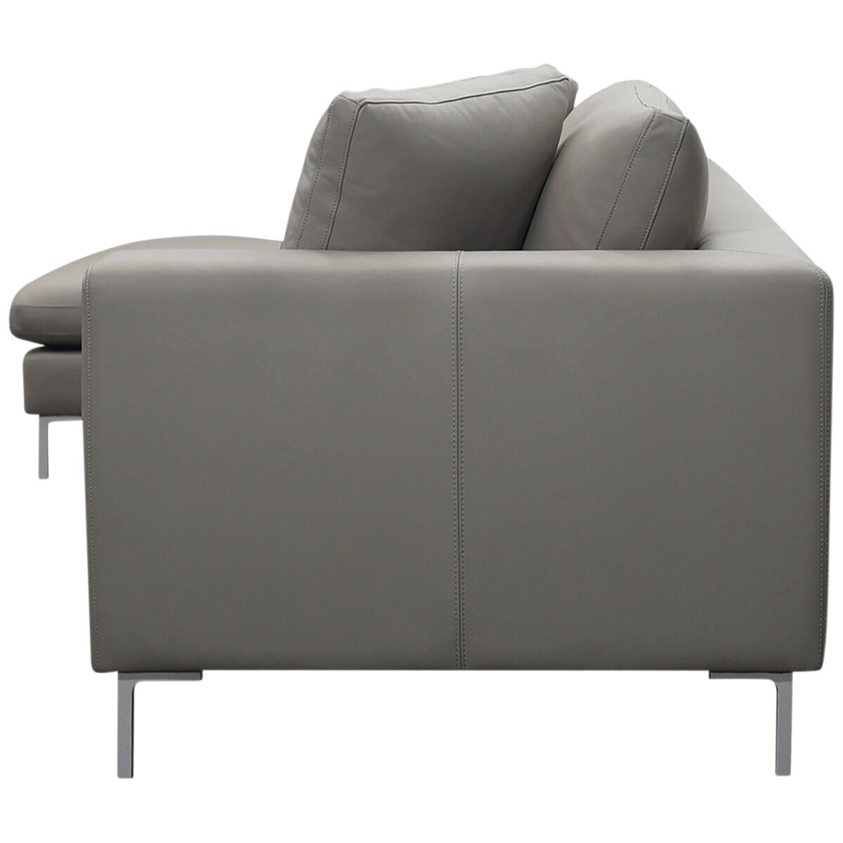 Moran Pico 3.5 Seater Sofa With Left Chaise Dove Silver