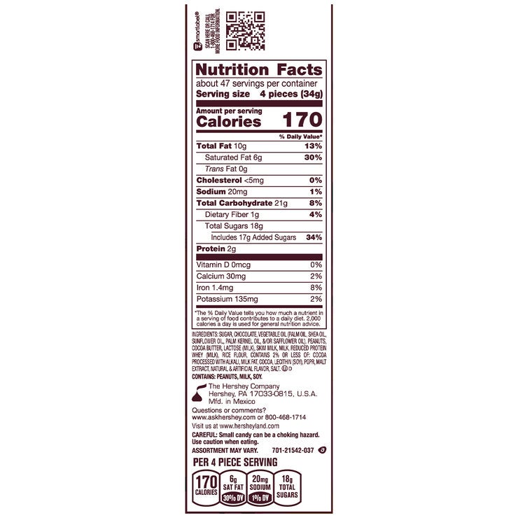 Hershey's Miniatures Assortment 1.58kg Hershey's Miniatures Assortment 1.58kg