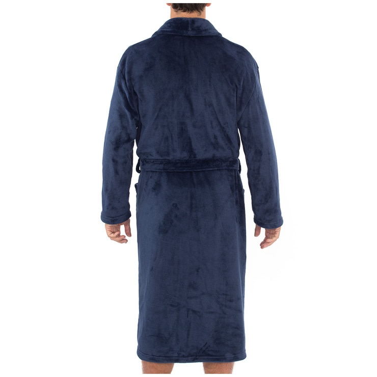 Gloster Men's Robe - Navy Gloster Men's Robe - Navy
