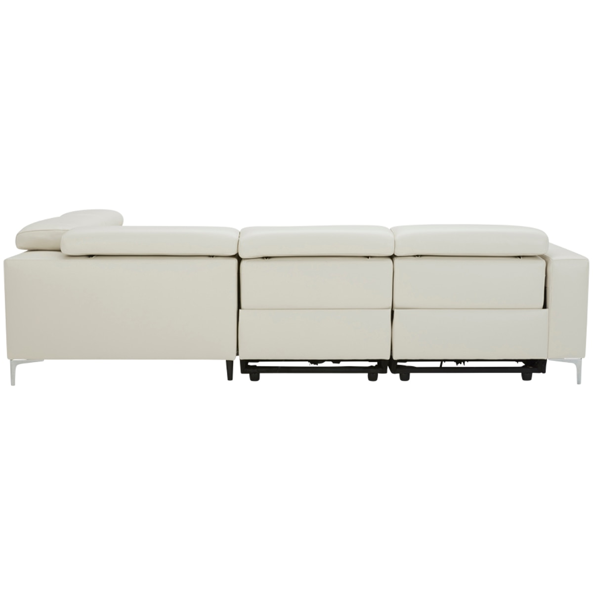 Gilman Creek 3pc Angeline Leather Power Reclining Sectional Costco