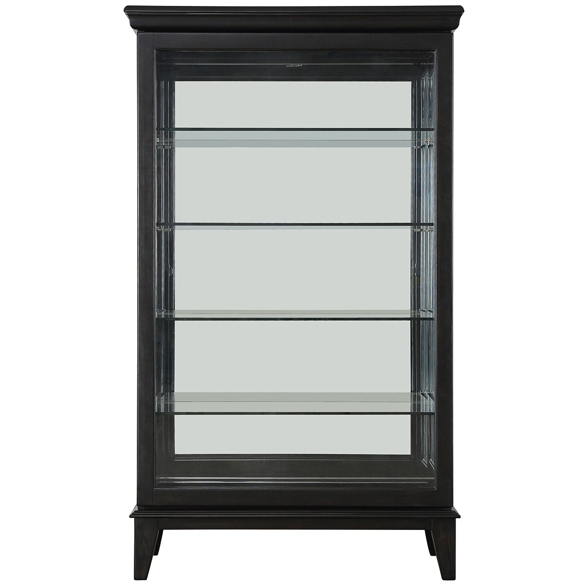 Pulaski 60 Inch Curio Display with Sliding Doors