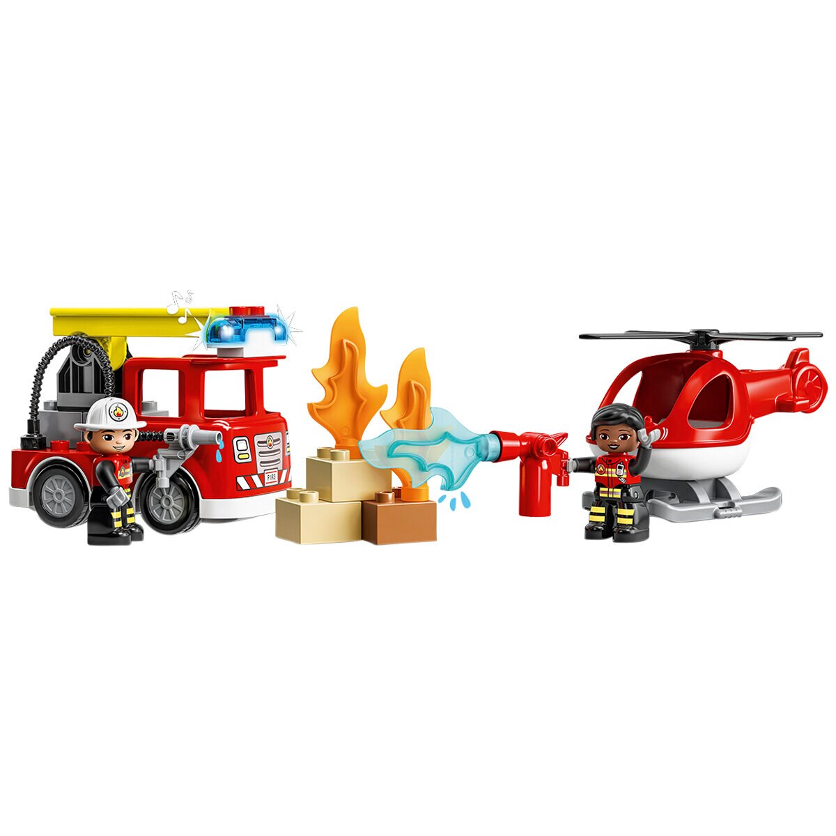 LEGO Duplo Fire Station and Helicopter 10972