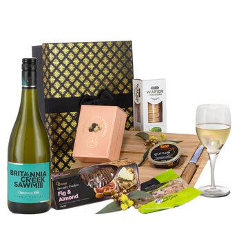 Interhampers Just Add Cheese Chardonnay Gift Box
