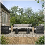 Henredon Saddleton 4 Piece Outdoor Seating Set