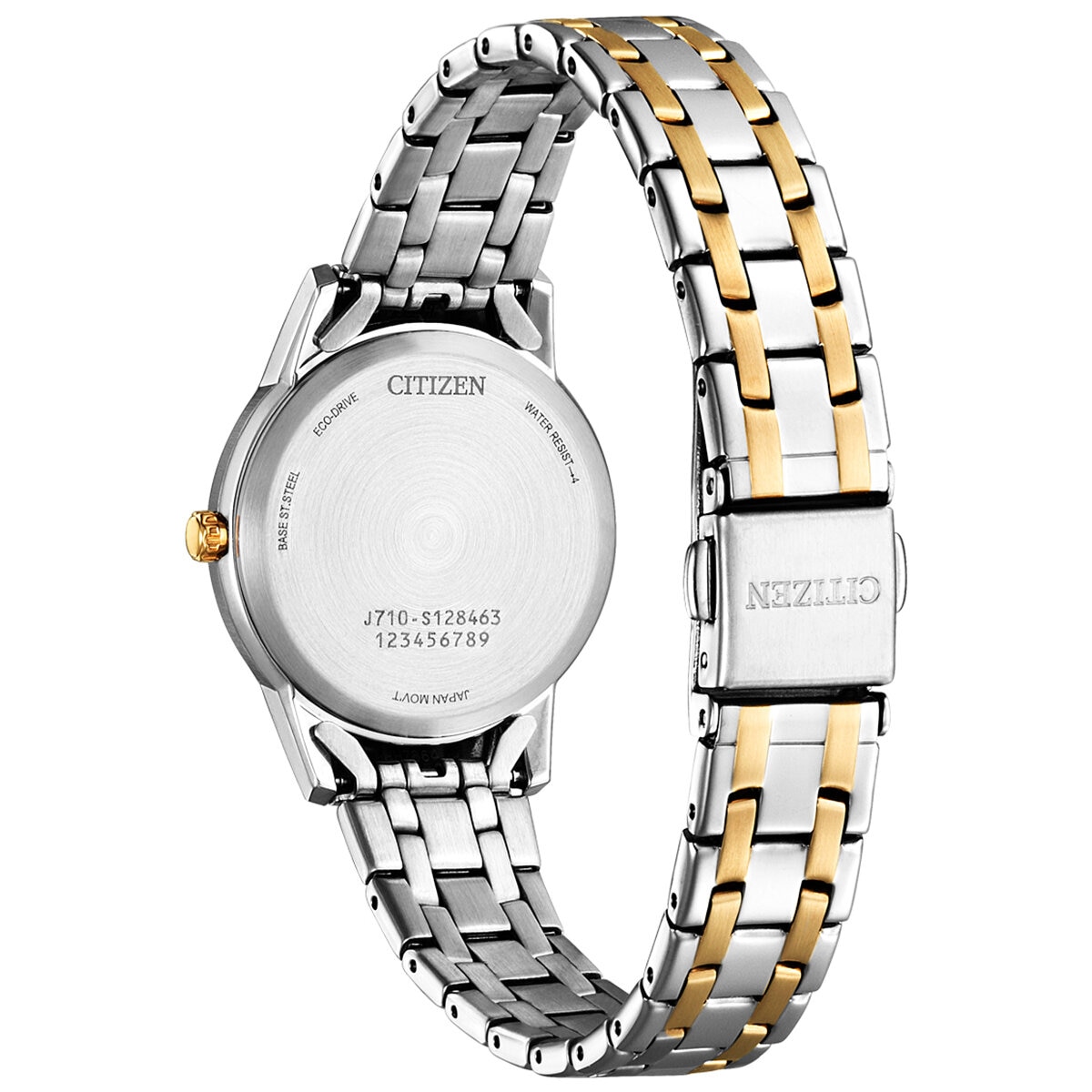 Citizen Ladies Two Tone Eco Drive Dress Watch FE1246 85A