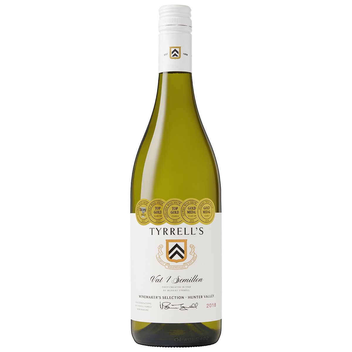 Tyrrell's Vat 1 Semillon 2018 750ml