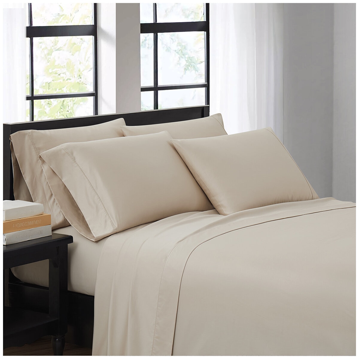Kirkland Signature Sheet Set 6 Piece Queen Oatmeal