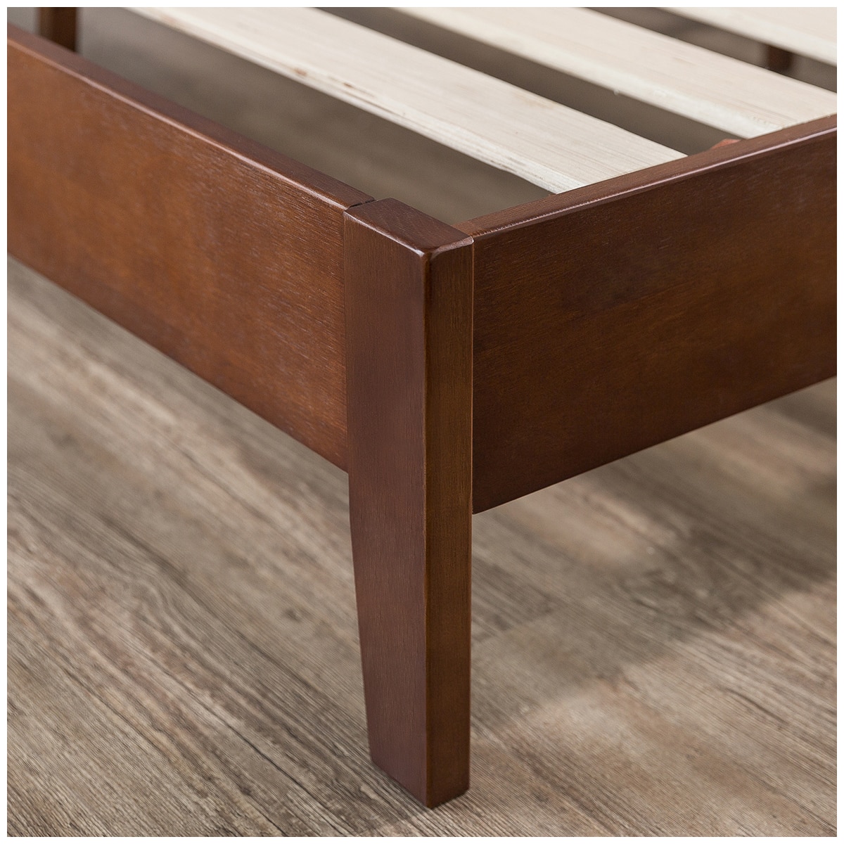 Wooden Antique Panel Bed Frame Queen (Zinus)