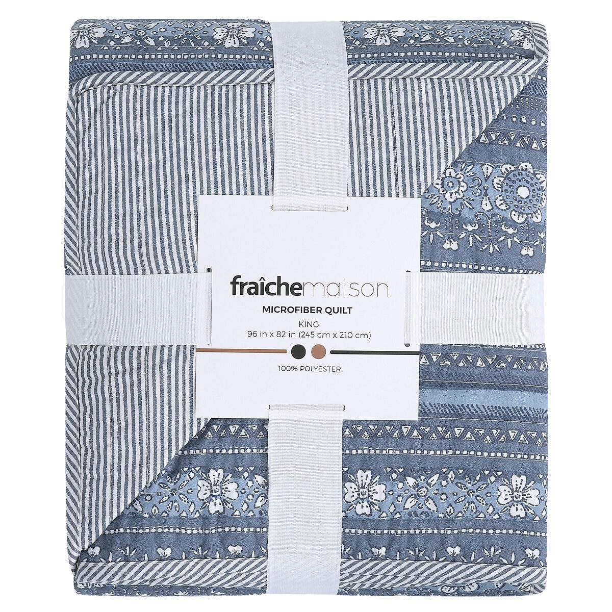 Fraiche Maison Microfiber Quilt King