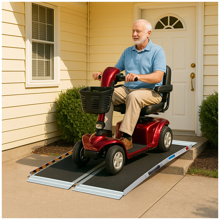 Altus Aluminium Portable Wheelchair Ramp 91cm Altus Aluminium Portable Wheelchair Ramp 91cm