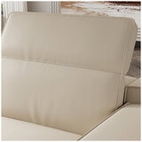 Valencia Valentina Leather Reclining Lounge 3 Seater Beige Color