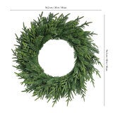 CGH Pre-Lit 30 Inch Holiday Norfolk Pine Wreath CGH Pre-Lit 30 Inch Holiday Norfolk Pine Wreath