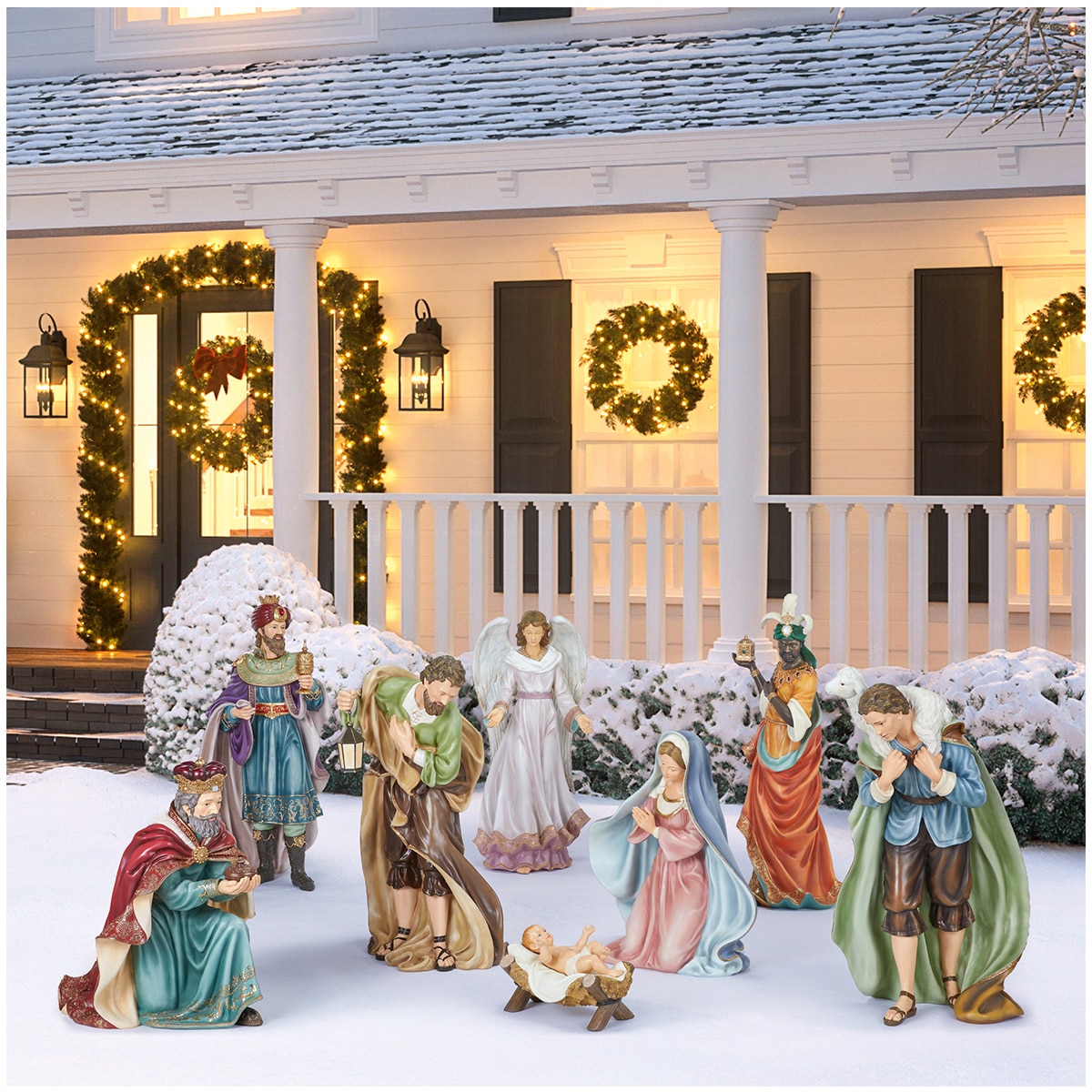 Ornate Outdoor Nativity Set 9 Piece Costco Australia