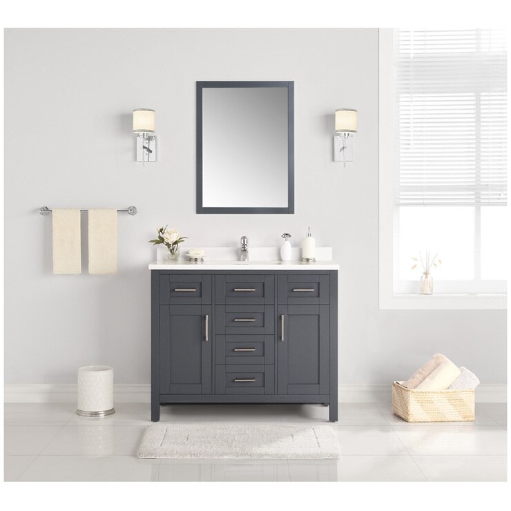 OVE Lakeview 1067mm Dark Charcoal Vanity Costco Australia