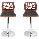 Artiss Black Elisa Barstool 2 Pack