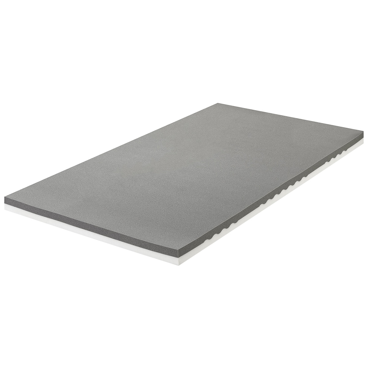 52005 Blackstone Charcoal Memory Foam Mattress Topper - Single