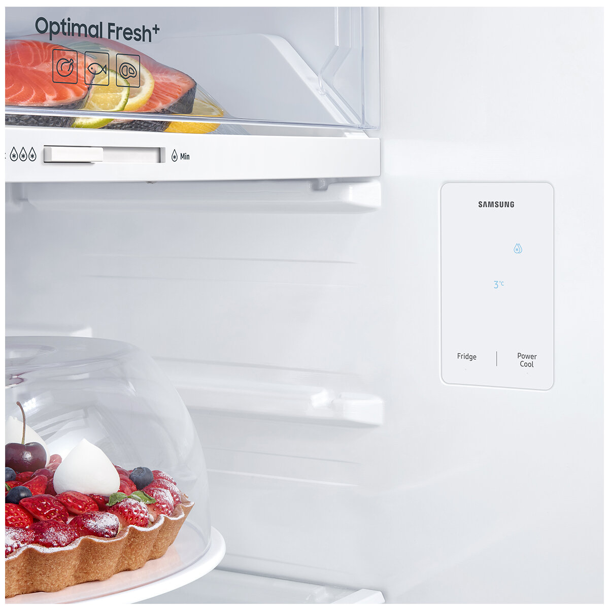 Samsung 305L Top Mount Refrigerator Black SRT3500B