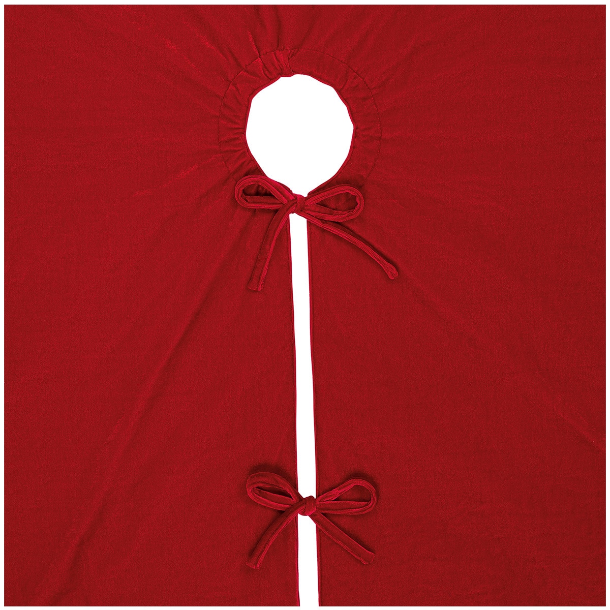 70 inch Tree Skirt - Red Light Bulb