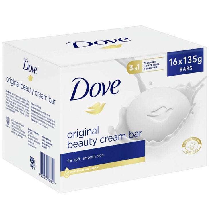 Dove Soap Bar 16 x 135g Dove Soap Bar 16 x 135g