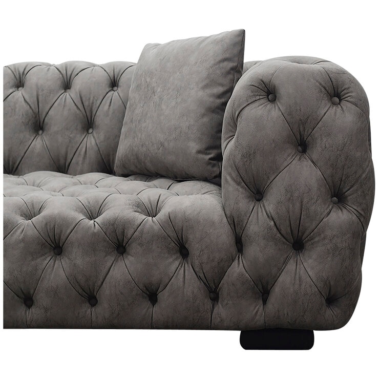 Moran Portia Illusion Fabric 3 Seater Sofa