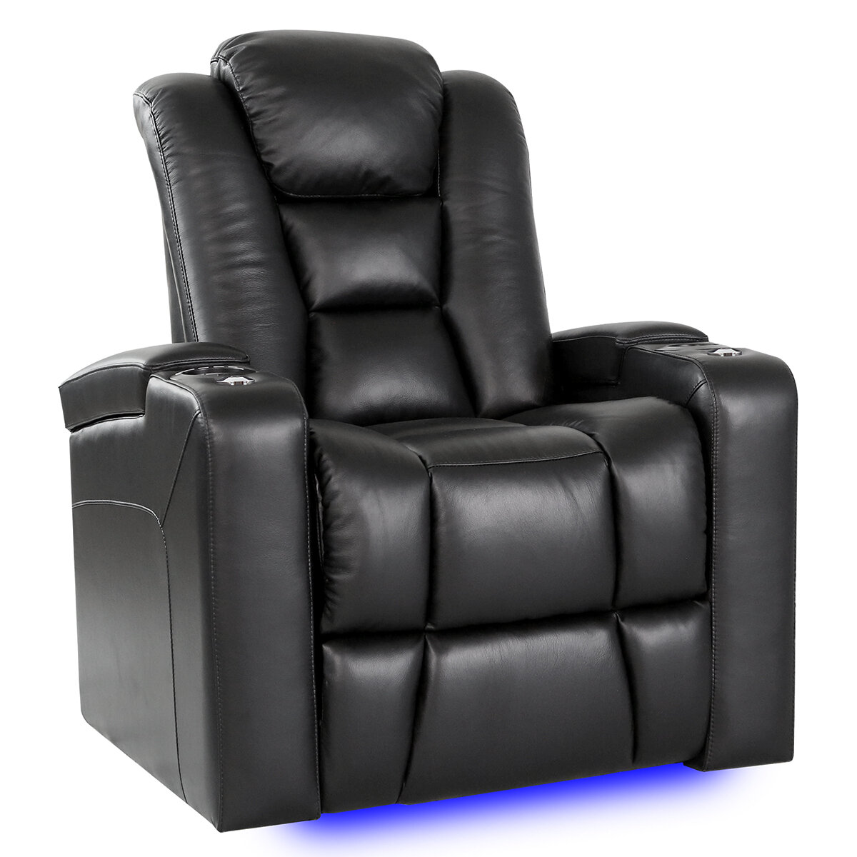 Valencia Theater Seating Venice 1 Seater Recliner Black