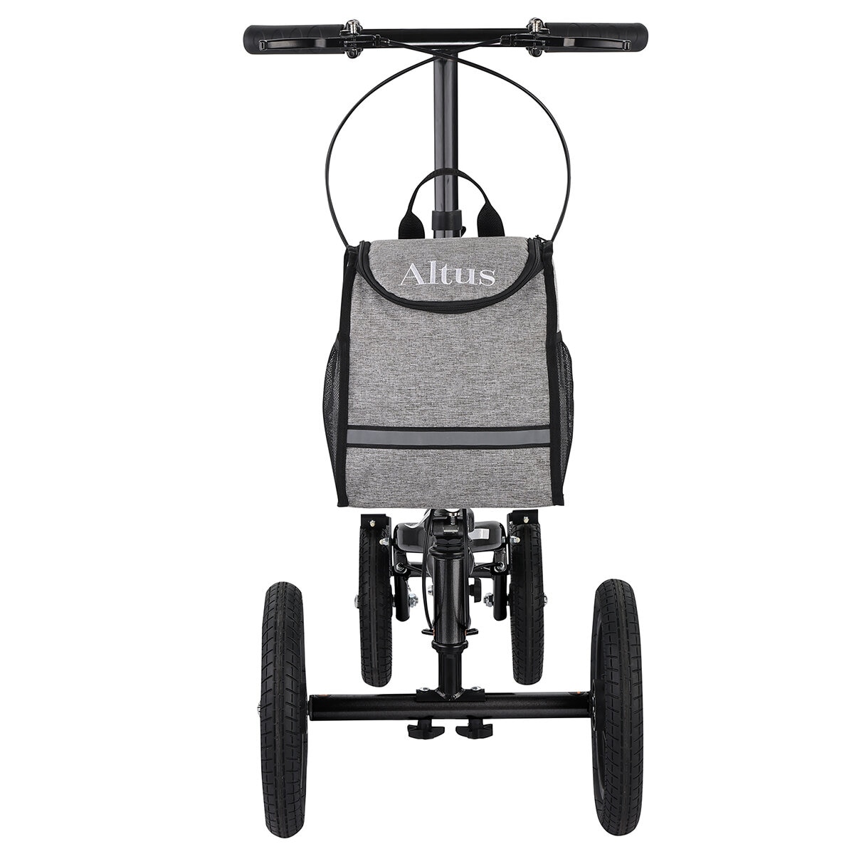 Altus Knee Scooter Walker Pneumatic Tires Black