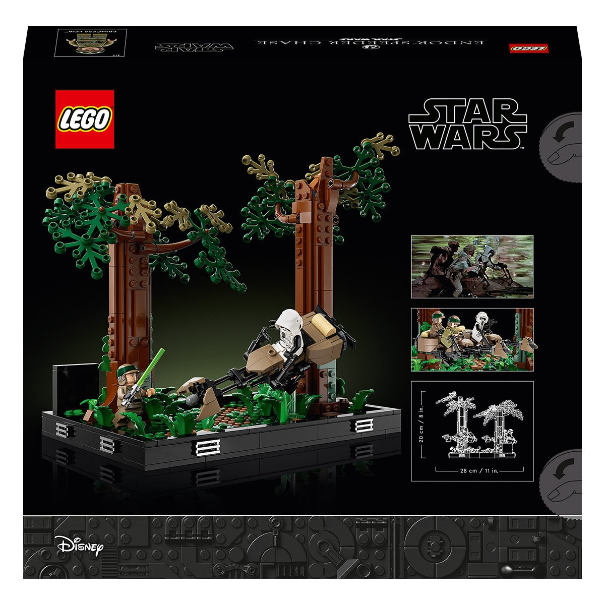 LEGO Endor Speeder Chase Diorama 75353