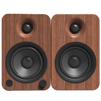 Kanto YU4 140W Powered Bookshelf Speakers Walnut KO-YU4WALNUT-I