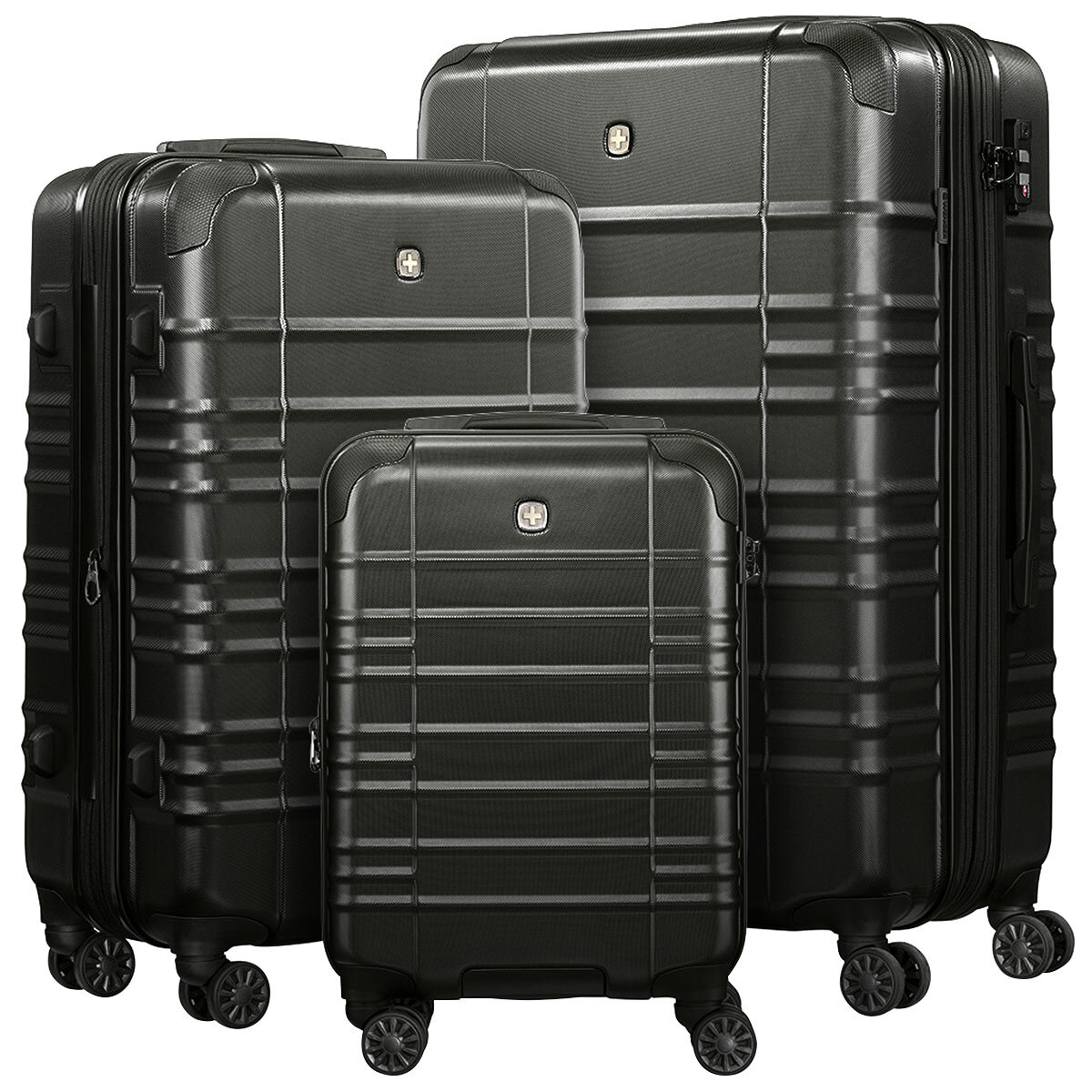 Wenger Latitude 3 Piece Travel Collection Black