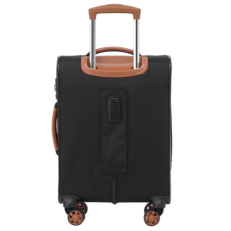 Tosca Park Avenue 3 Piece Luggage Set Black Tan Tosca Park Avenue 3 Piece Luggage Set Black Tan