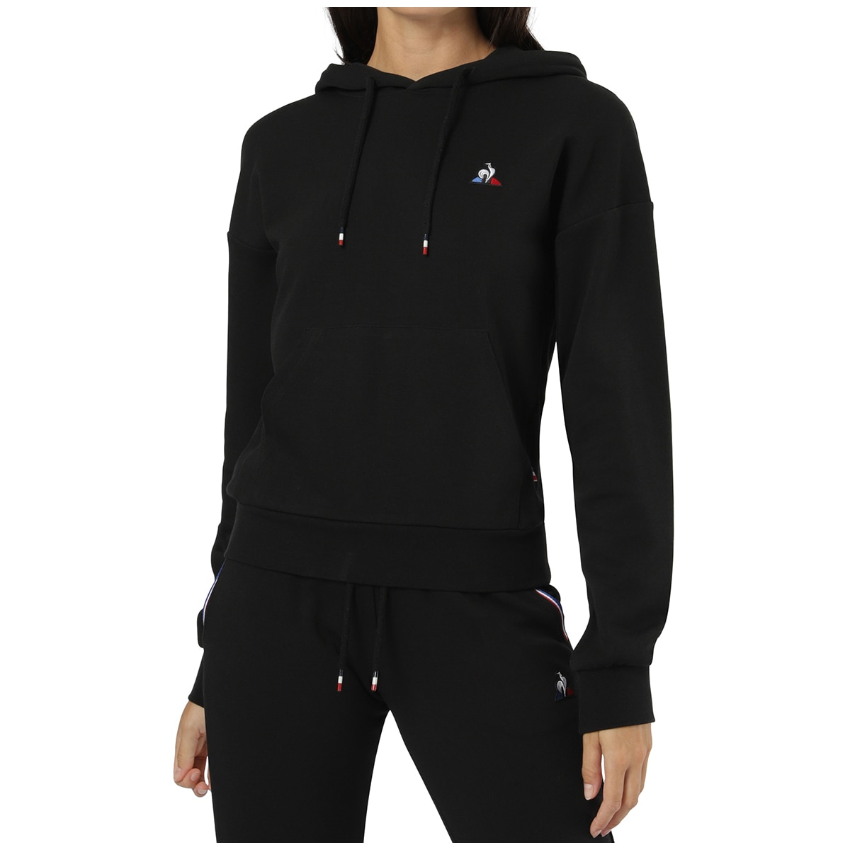 Le Coq Essentiel Hooded Sweater - Black