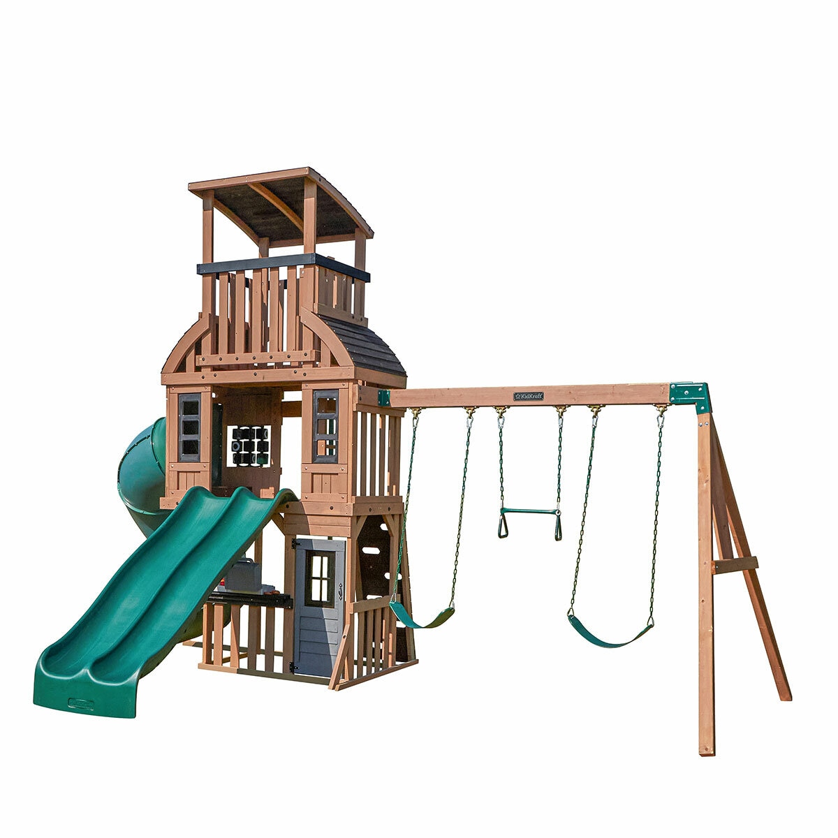 KidKraft Summit View Wooden Swing Set